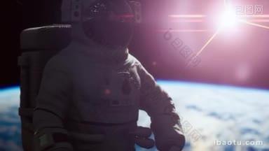 宇航员移动中视频